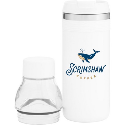 16.9 oz h2go Orion Travel Tumbler Water Bottle (Matte White)