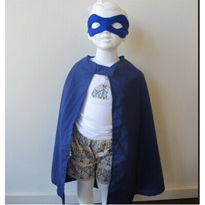 Super Hero Cape And Zorro Style Mask