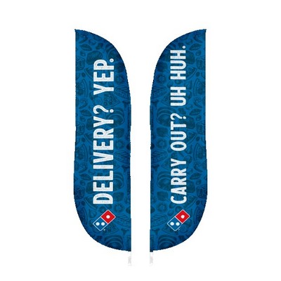 IMPORT 12' Double-Sided Blade Flag with Ground Spike