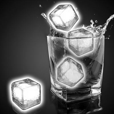 Blank White Liquid Activated Light Up Ice Cube