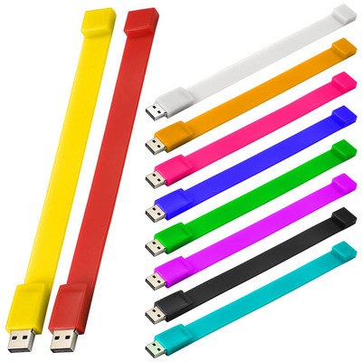 64 GB Silicone USB Drive Bracelet