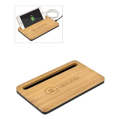 5W Bamboo Desktop Wireless Charger