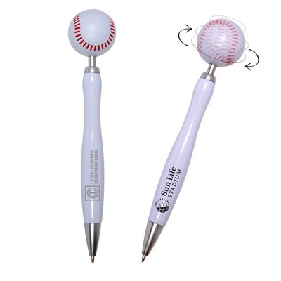 Branded Baseball Spinner Pen