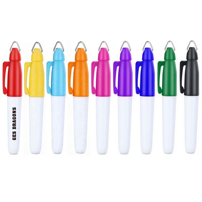 Mini Permanent Marker w/ Ring Cap