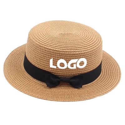 Summer Beach Bucket Straw Hat