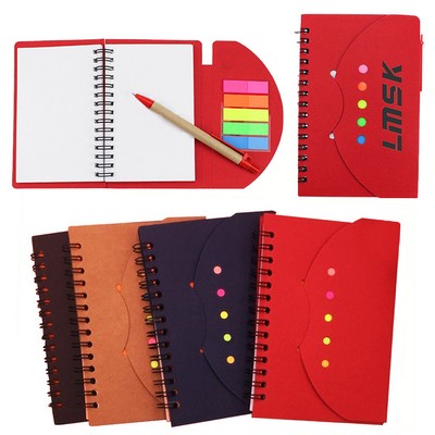 Notebook W/Sticky Flags Pen