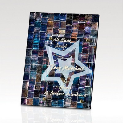 7" Art Glass Plaque Units