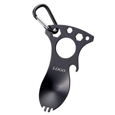 Tactical Spork with Carabiner