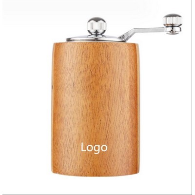 Manual Cylinder Wood Salt & Pepper Grinder