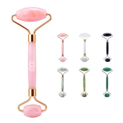 Deluxe Rose Quartz Facial Jade Massagers