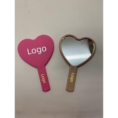Heart Shaped Handheld Mirror