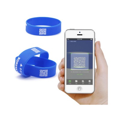 Silicon QR Code Wristbands
