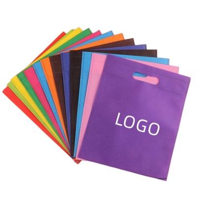 Large Non-Woven Flat Bag with 1 Color Logo