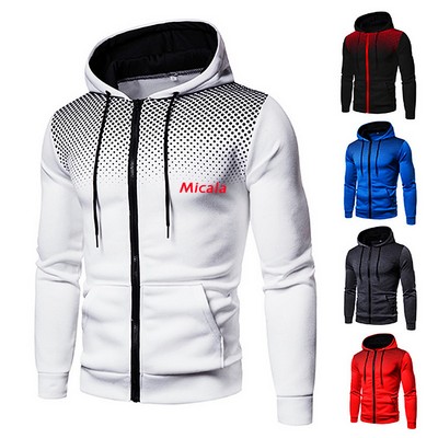 Men' S Zipper Pocket Hoodie