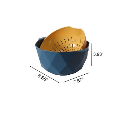 Dual Layered Swivel Strainer For Effective Fruit / Vegetable Cleaning
