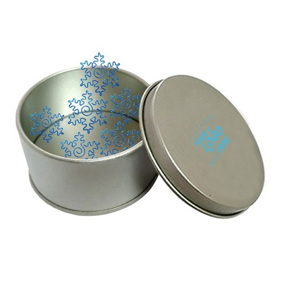Snowflake Paper Clips w/Tin Container