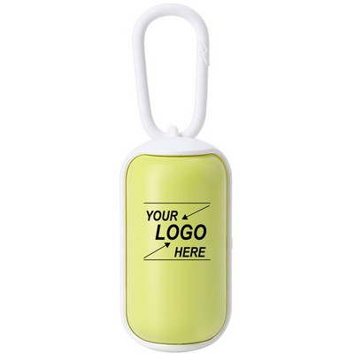 Portable Dog Poop Bag Holder w/Carabiner