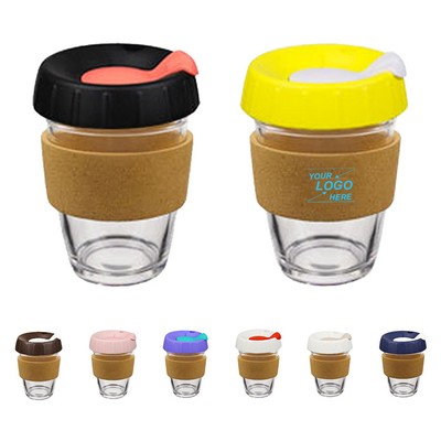 12 Oz. Heat Resistant Glass w/Cork Sleeve