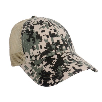 Digital Camouflage Mesh Back Cap