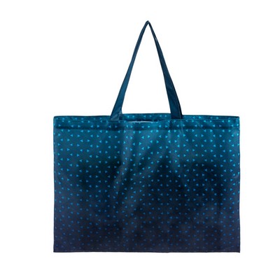 Sublimated PET Non-Woven Flat Convention Tote Bag (18" x 14")