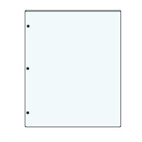 Transparent Pocket w/3 Holes