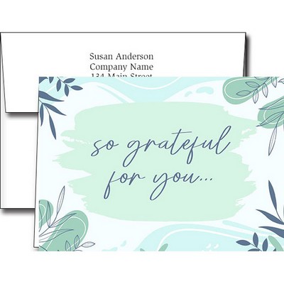 Customer Appreciation Greeting Cards w/Imprinted Envelopes