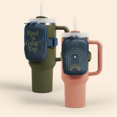 Small Denim Neoprene Hydro Pouch