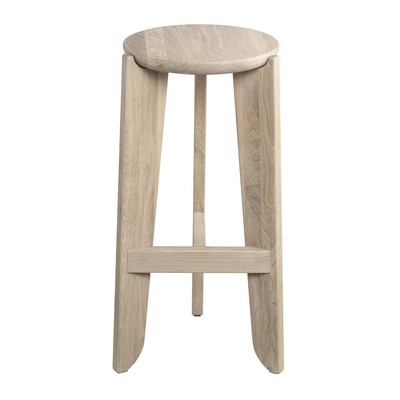 blomus Natural Brown Eli Oak Bar Stool
