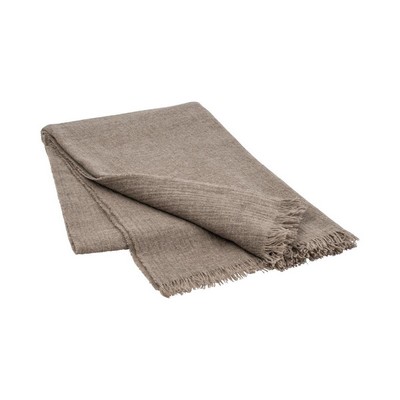blomus Merino Fungi Beige Wool Throw