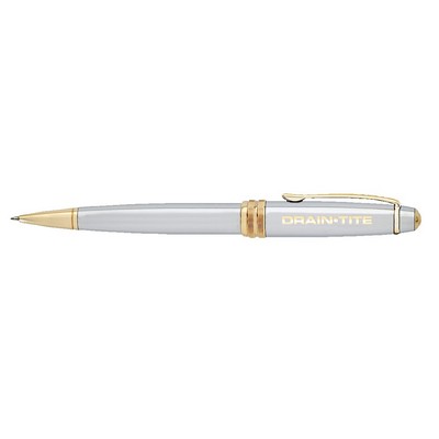Cross® Bailey™ Medalist Chrome Ballpoint Pen With Gold Accents