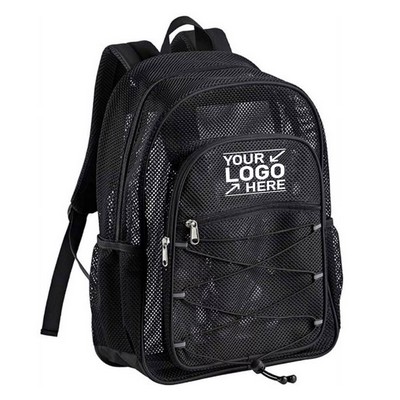 Transparent Mesh Backpack
