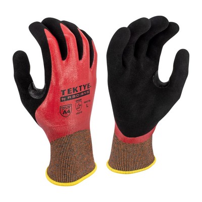Radians® TEKTYE® A4 Reinforced Thumb Nitrile Dip Cut Protective Work Gloves