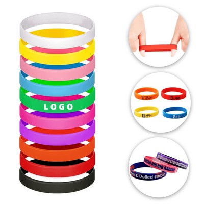 Embossed Silicone Wristband
