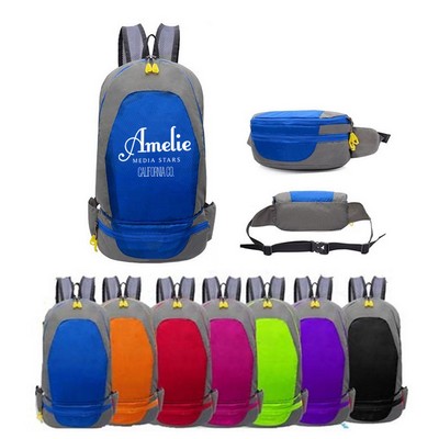 Nylon Folding Backpack