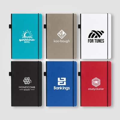 Recycled Kraft Paper Cover Journal - A5 5.9" x 8.3" - Silkscreen