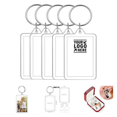 2 x 1.3" Picture Frame Keychains