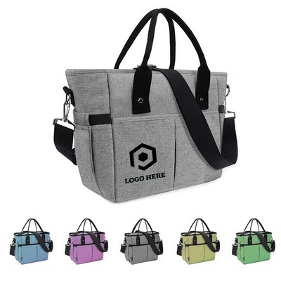Water Resistant Oxford Insulated Lunch Cooler Bag