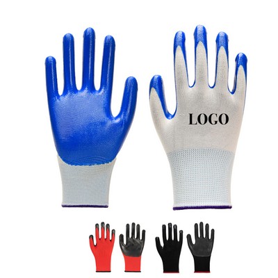 Safety Nitrile Coated Gardening/Home Improvement Work Gloves