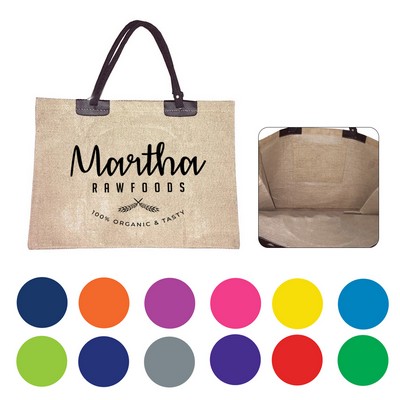 Nature Jute Tote Bag