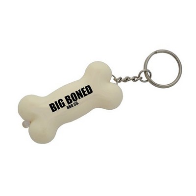 Bone Shaped Light Up Key Ring