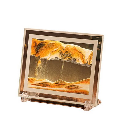 3D Sandscape Double-Sided Mirror Art Piece