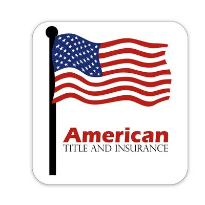 Flag Shaped NoteKeeper™ Magnet 35 Mil