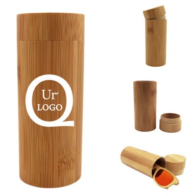 Bamboo Brown Eyeglasses Storage Box