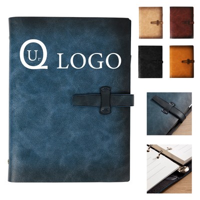 A5 Leather Notebook-100 Pages