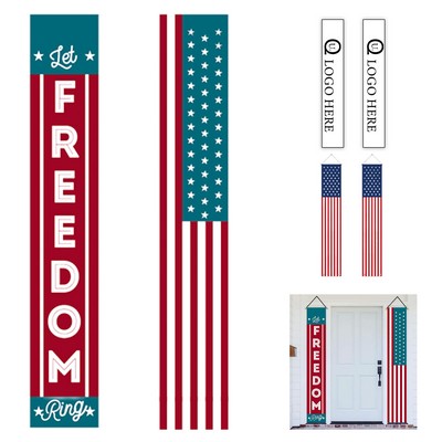 70.86 X 11.81" Custom Couplet Banner Set