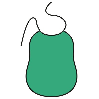 Lobster bib 16,5"x 20,5" - -Polycotton