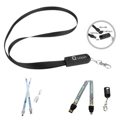 35.43" 3" 1 Charging Cable Lanyard