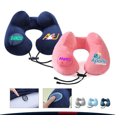 Dual-Hump Inflatable Pillow