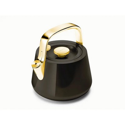 Caraway Stovetop Iconics Whistling Tea Kettle Black/Gold