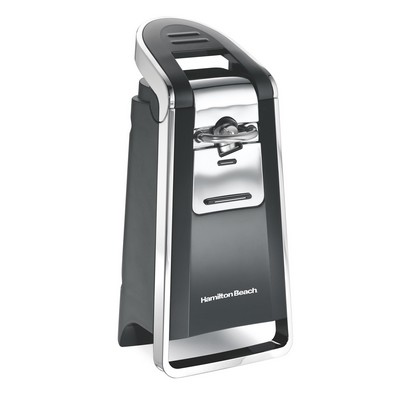 Hamilton Beach Smooth Touch Electric Can Opener, Black And Chrome